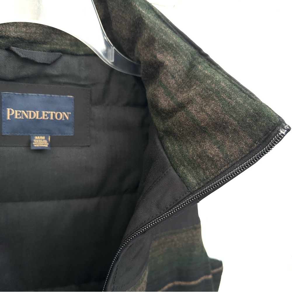 Pendleton Men’s M/L Wool Blend Vest • Black Green • NWT - Picture 5 of 12